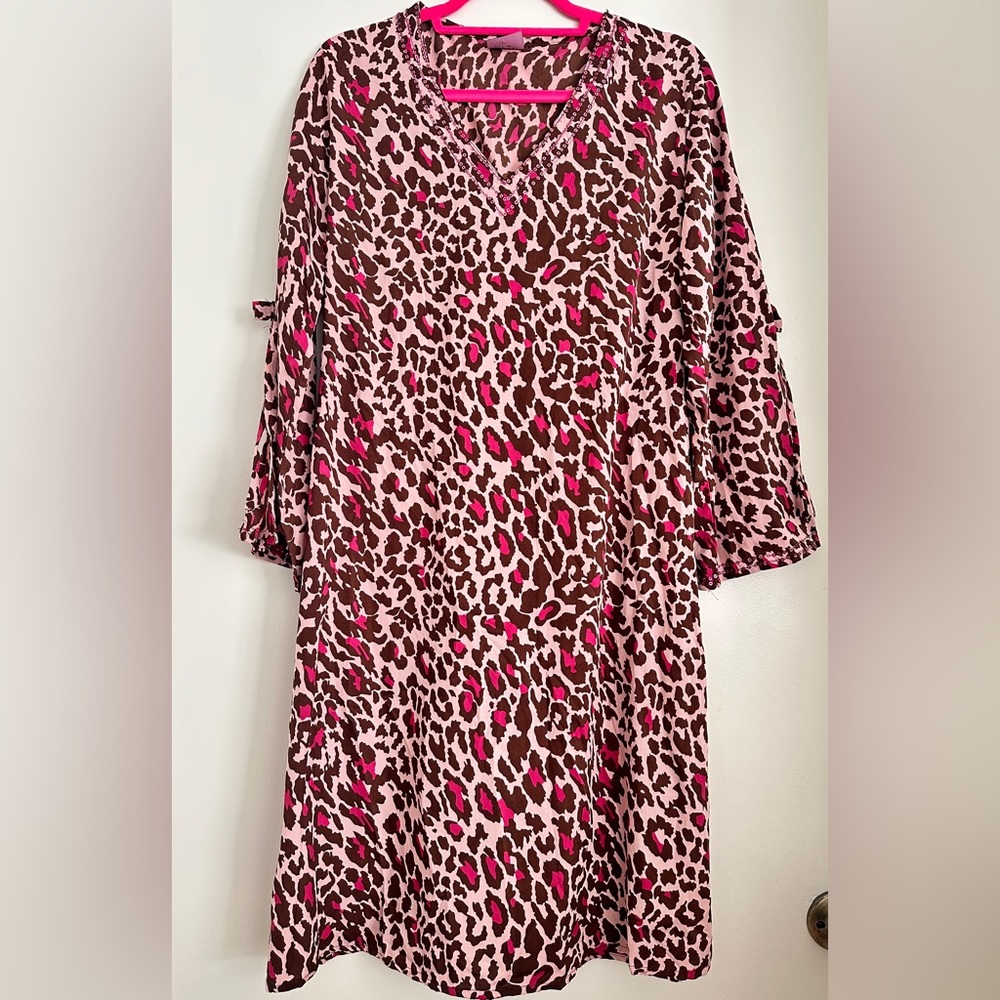 Murval Pink and Brown Camouflage Top